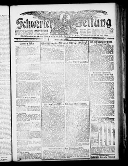 Schwerter Zeitung : Heimatblatt für die Stadt Schwerte und die Ämter Westhofen und Ergste : einzige in Schwerte gedruckte Zeitung
