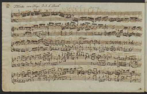 Tokkaten; org; c-Moll; BWV 911