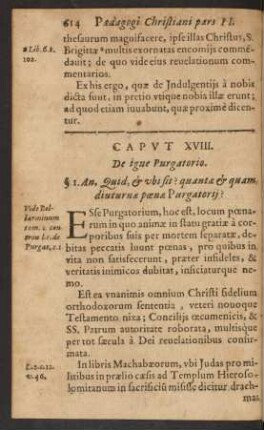 Caput XVIII. De igne Purgatorio