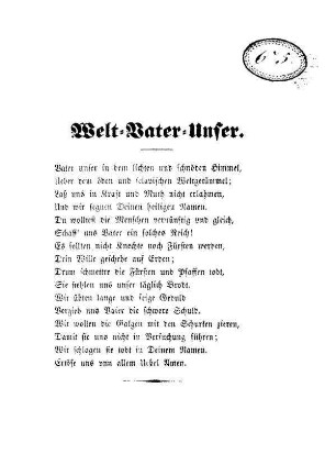 Welt=Vater=Unser.
