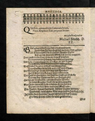 1r-11r, Epicedia