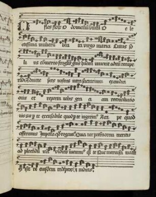 13r O flos florum, o domicilium virtutum (Einblattdruck)