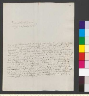 Brief von Nees von Esenbeck, Christian Gottfried an Goethe, Johann Wolfgang von