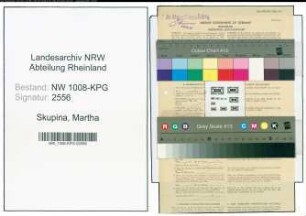Entnazifizierung Martha Skupina , geb. 04.03.1902 ()