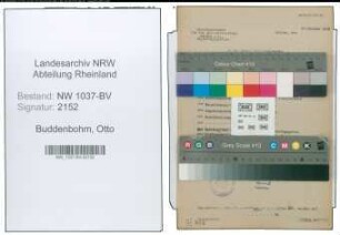 Entnazifizierung Otto Buddenbohm , geb. 16.02.1909 (Werkzeugschlosser)