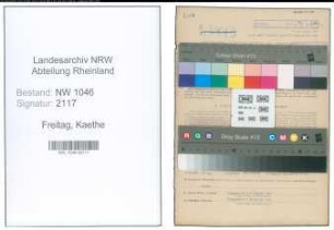 Entnazifizierung Kaethe Freitag , geb. 18.07.1910 (Pflegeschwester)