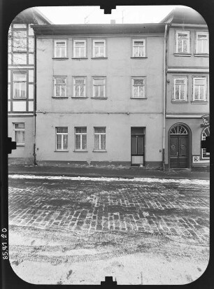 Nordhausen, Barfüßerstraße 24. Wohnhaus. Straßenfront