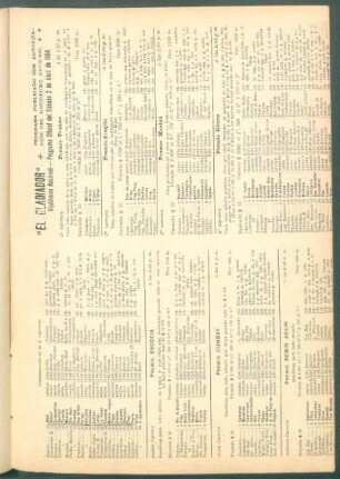 Programa publicado con autorización del Hipódromo Nacional - Hipódromo Nacional, Programa oficial del sabado 2. de abril de 1904