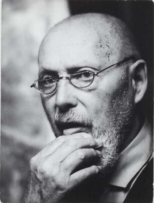 Laszlo Hollo in seinem Atelier in Debrecen
