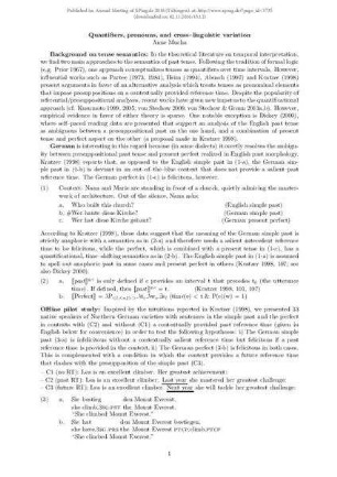 Quantifiers, pronouns, and cross–linguistic variation
