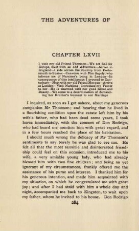 Chapter LXVII. I visit my old friend Thomson - ...