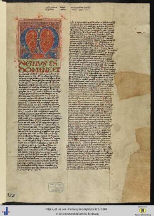 (1r) Datierung.