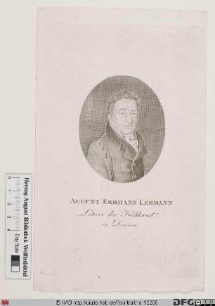 Bildnis August Erdmann Lehmann