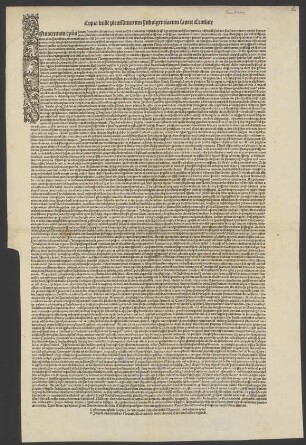 Bulla (Domini et salvatoris nostri) betr. den Ablass zum besten des Kampfes gegen die Türken. Rom, 11.XII.1488