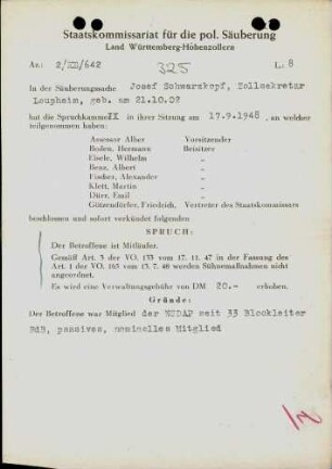 Schwarzkopf, Josef