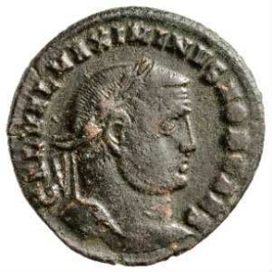 Münze, Follis, 308 - 309 n. Chr.