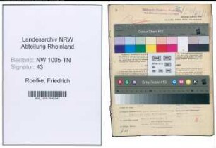 Entnazifizierung Friedrich Roefke , geb. 04.07.1904 (Werkmeister)