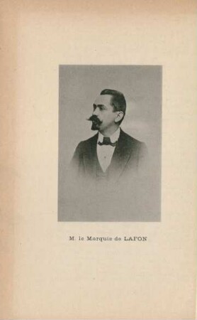 M. le Marquis de Lafon