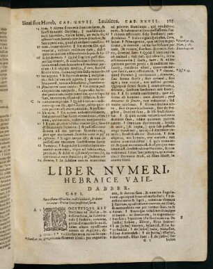 101-135, Liber numeri