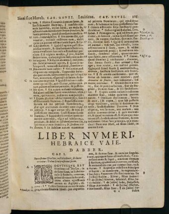 101-135, Liber numeri