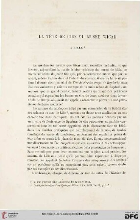 3: La tête de cire du Musée Wicar à Lille