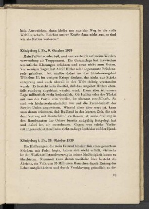 Königsberg i.Pr., 20. Oktober 1939