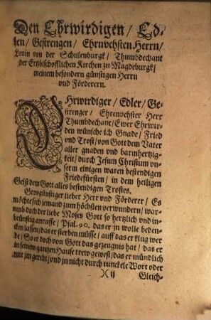 54 Leichpredigten aus dem alten Testament genommen