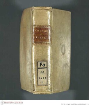 Nouveau voyage d'Italie, fait en l'année 1688. 1691 - Band 1: Nouveau voyage d'Italie (1688)