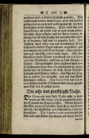 Die acht und funfftzigste Nacht.