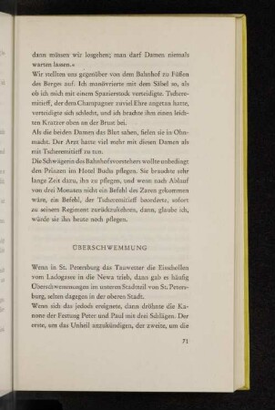 Überschwemmung