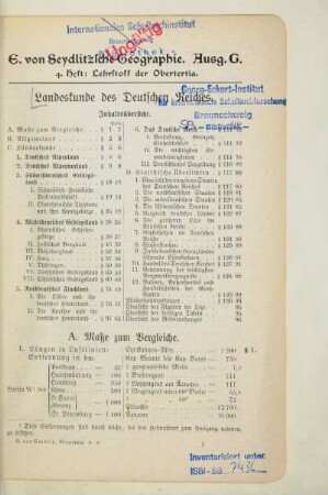 Inhaltsübersicht
