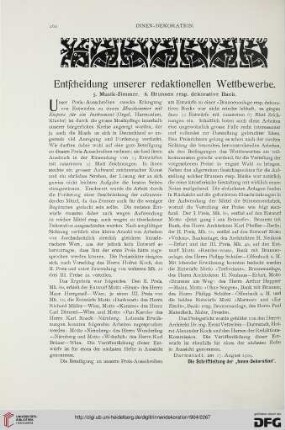 Entscheidung unserer redaktionellen Wettbewerbe, [2]