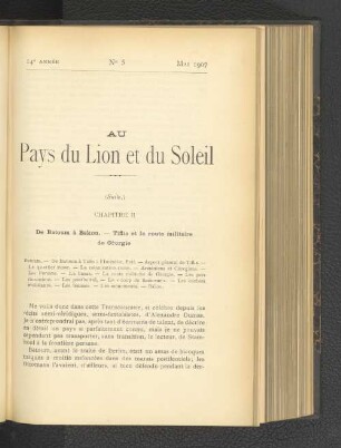 No 5, Mai 1907