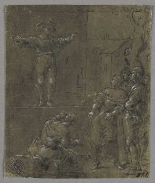 Eulenspiegel will fliegen, aus: "Geschichte des Till Eulenspiegel"