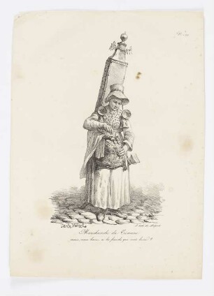 Marchande de Tisanne, Blatt 99 der Folge "Rufe von Pariser Straßenhändlern"