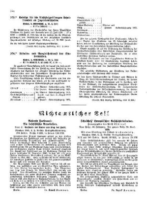 Gebühr für die Abschlußprüfungen Schulfremder an Ingenieurschulen : [Amtlicher Erlasse] ; [Amtlicher Teil]