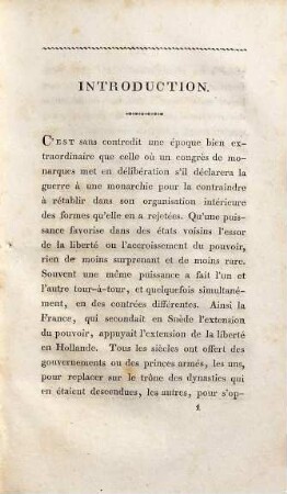 Du Congrès De Troppau, Ou Examen Des Prétentions Des Monarchies Absolues A L'Égard De La Monarchie Constitutionelle De Naples