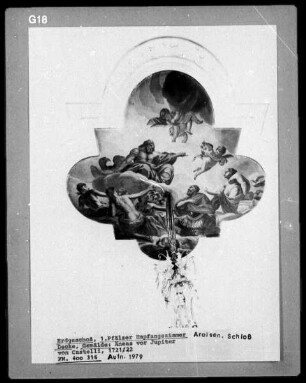 Aeneas vor Jupiter
