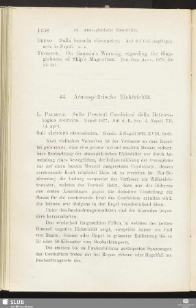 44. Atmosphärische Elektricität
