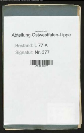 Gefängnis der Stadt Salzuflen