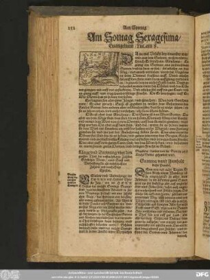 Am Sontag Sexagesima/ Evangelium/ Luc. am 8.