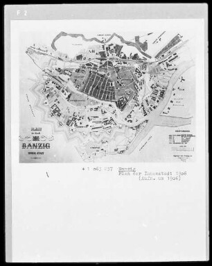 Plan von Danzig