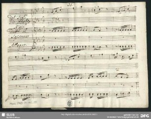 Tito Vespasiano. Excerpts - Mus.2477-F-110,35 : S, strings, bc