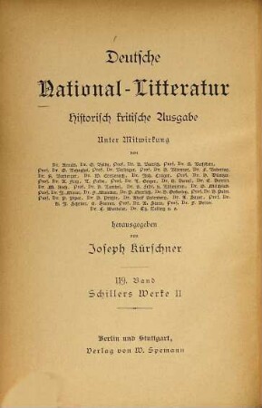 Schillers Werke, 2. Gedichte ; [2]