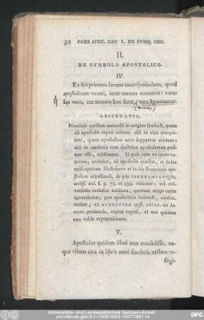 II. De Symbolo Apostolico.