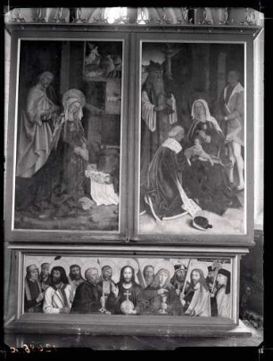 Klosterkirche; Hochaltarflügel links und rechts, aussen