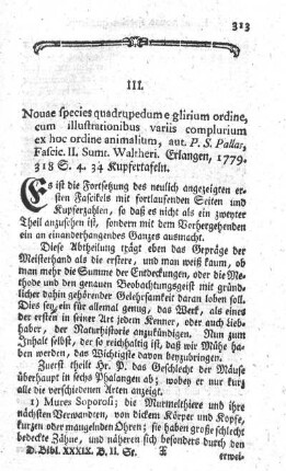 Novae species quadrupedum e glirium ordine. Fasc.II.