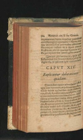 Caput XIV. Explicantur dubitationes quaedam.