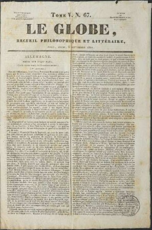 1827, 67: Heft