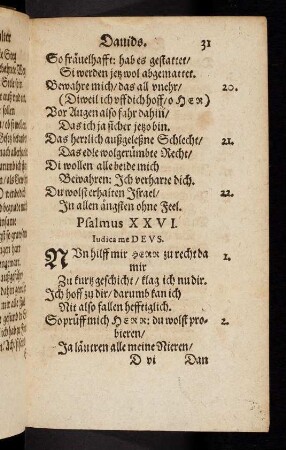 31r-39v, Psalme XXVI-XXXI